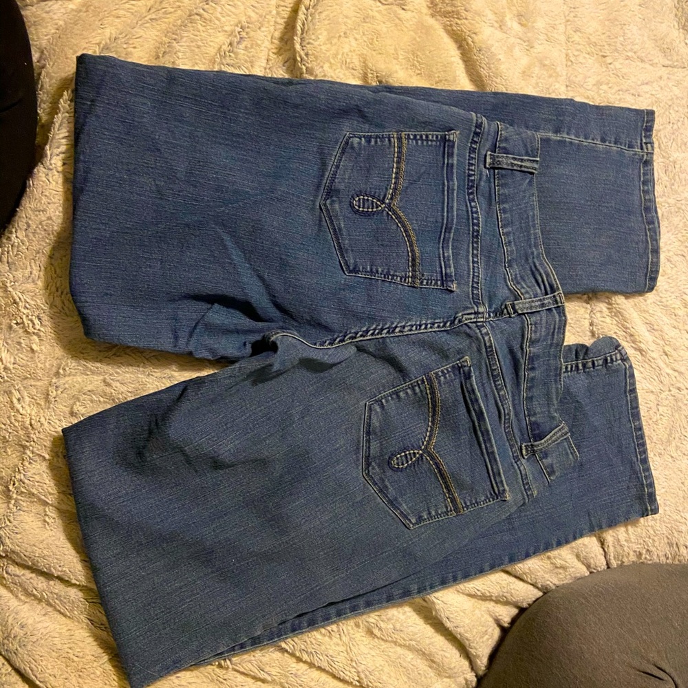 Lee, mid rise straight leg jean